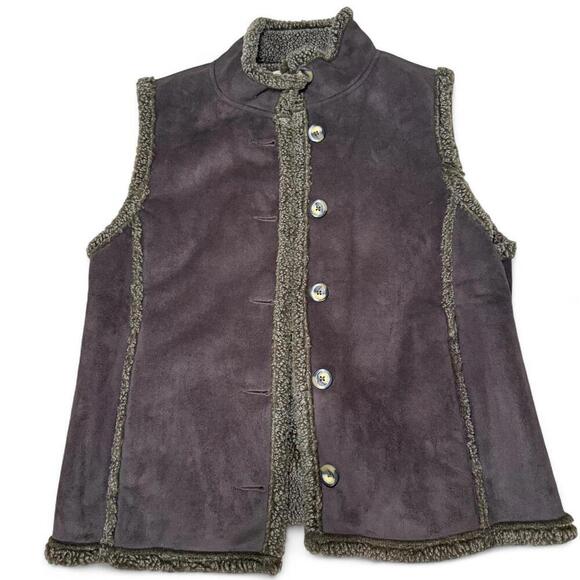 L.L. Bean Jackets & Blazers - Brown L.L.Bean Sherpa vest